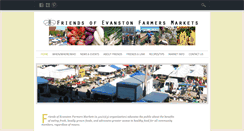 Desktop Screenshot of evanstonfarmersmarkets.org